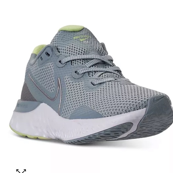 Nike Women's Renew Running Sneakers Gray Size 7 Gray light green white - Picture 6 of 7